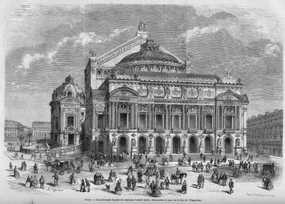 Opera Garnier in 1867. by Unknown artist