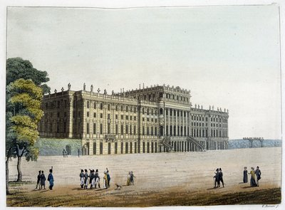 Palace of Schönbrunn in the 19th century by Unknown artist