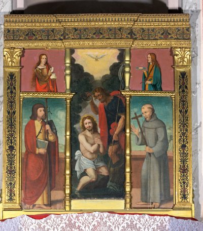 Polyptych of the Baptism of Christ by Unknown artist