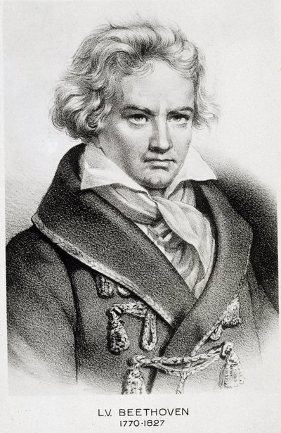 Portrait of Beethoven (1770 - 1827) by Unknown artist