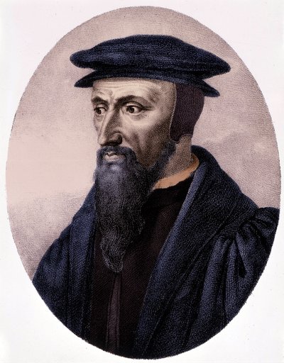 Portrait of Calvin (1509 - 1564) by Unknown artist
