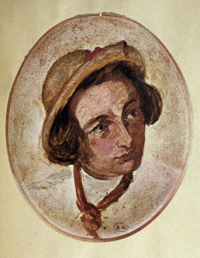 Portrait of Charles Dickens Young, c.1840 by Unknown artist