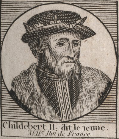 Portrait of Childebert II by Unknown
