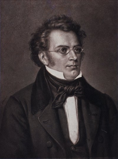 Portrait of Franz Schubert by Unknown artist