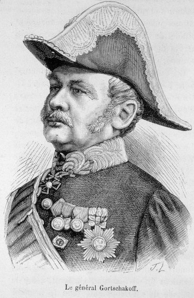 Portrait of General Gortschakoff by Unknown artist