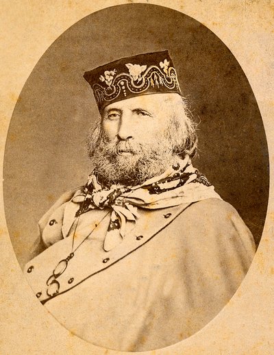 Portrait of Giuseppe Garibaldi, 1875 by Unknown artist
