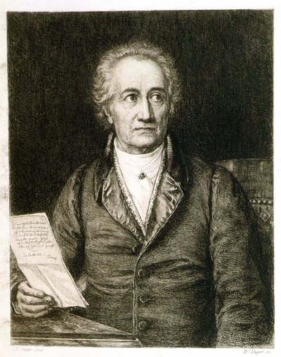 Portrait of Goethe by Unknown artist