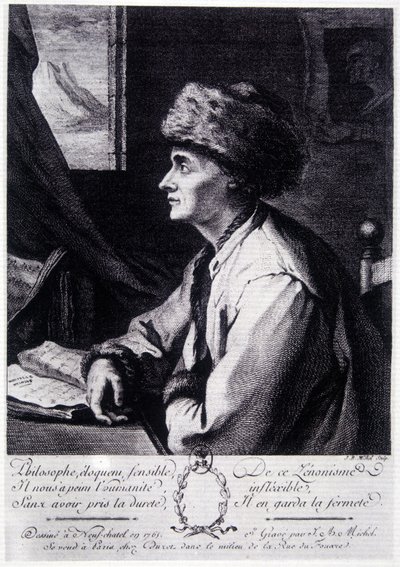 Portrait of Jean Jacques Rousseau by Unknown artist