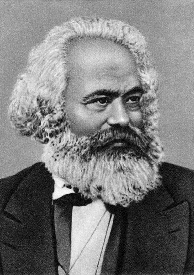 Portrait of Karl Marx by Unknown artist