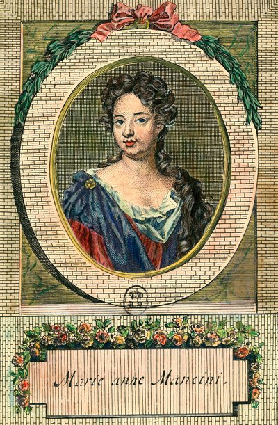Portrait of Marie Anne Mancini by Unknown artist