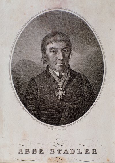 Portrait of Maximilian Stadler (engraving) by Unknown artist