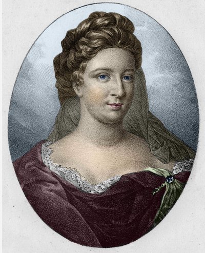 Portrait of Mrs. Antoinette Deshoulières (1634-1694) by Unknown artist