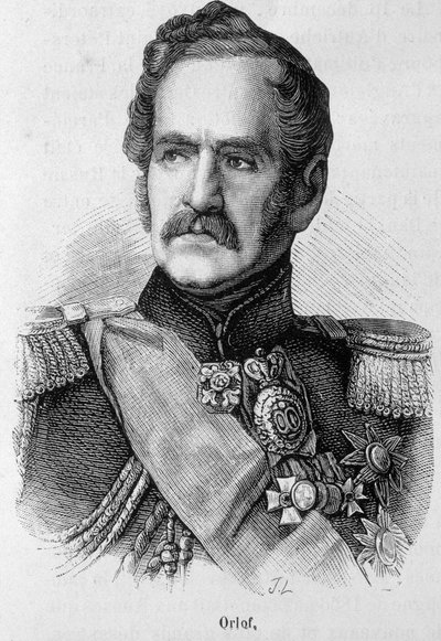 Portrait of Orlof by Unknown artist