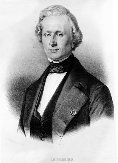 Portrait of Urban Le Verrier (1811-1877) by Unknown artist