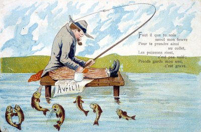 Postcard for April 1st by Unknown artist