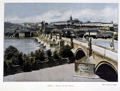 Prague, Charles Bridge, late 19th century by Unknown artist