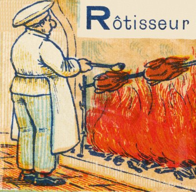 R as Rotisseur by Unknown artist