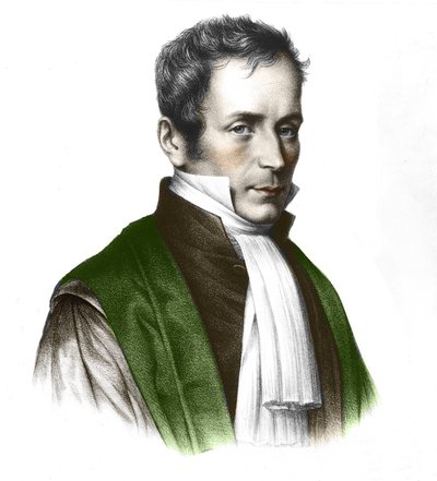 René Théophile Hyacinthe Laënnec (1781-1826), French Physician by Unknown artist