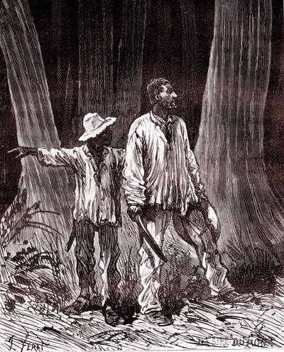 Rubber Hunters Lost in the Brazil Jungle by Unknown artist