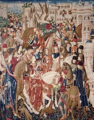 Tapestry Illustrating Tarquinius Priscus. ca. 1475 by Unknown artist