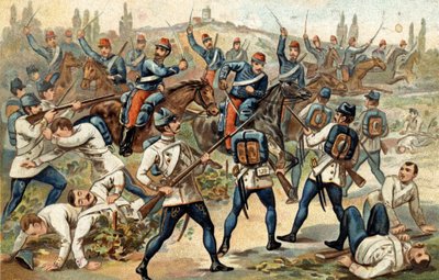The Battle of Solferino (June 24) by Unknown artist