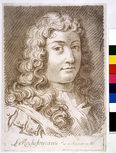 The Duke of La Rochefoucauld - Print by Unknown artist