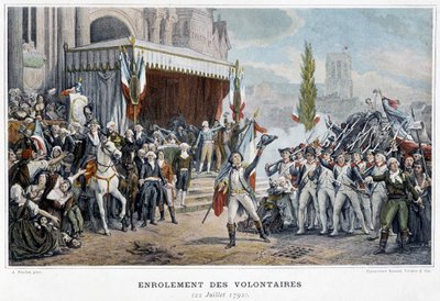The Enrolment of Volunteers, July 22 by Unknown artist