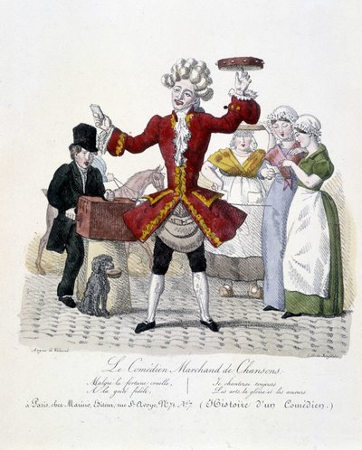 The Song Merchant Comedian, c. 1820 by Unknown artist