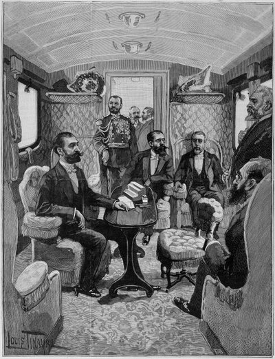 The journey of President Carnot in 1890. by Unknown artist