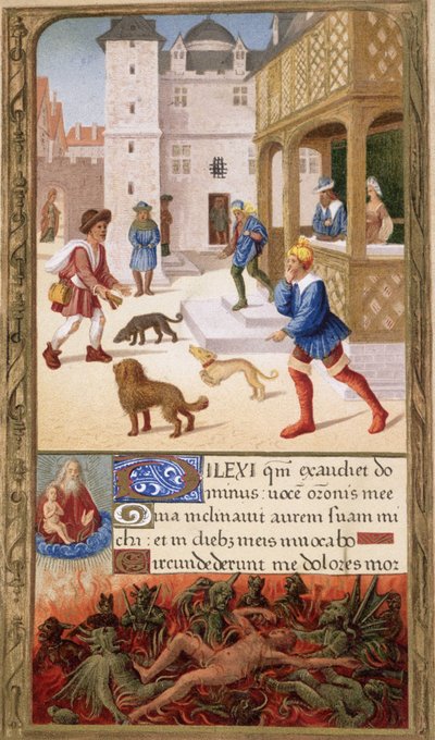 The plague, France 16th century by Unknown artist