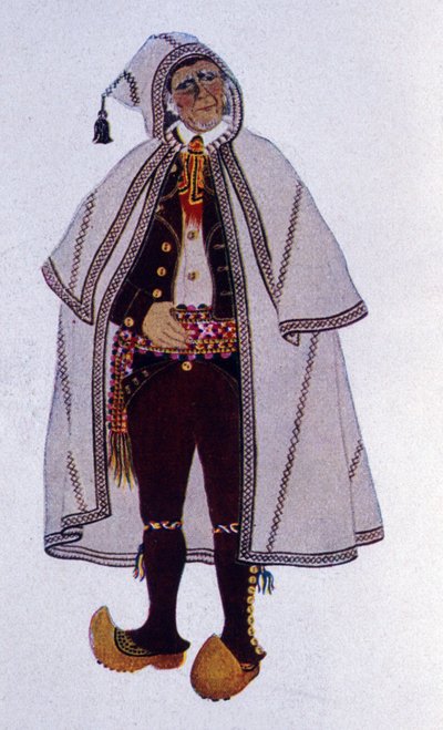 Traditional Shepherd Costume of Labassere, Bearn by Unknown artist