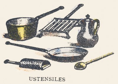 U: utensils by Unknown artist