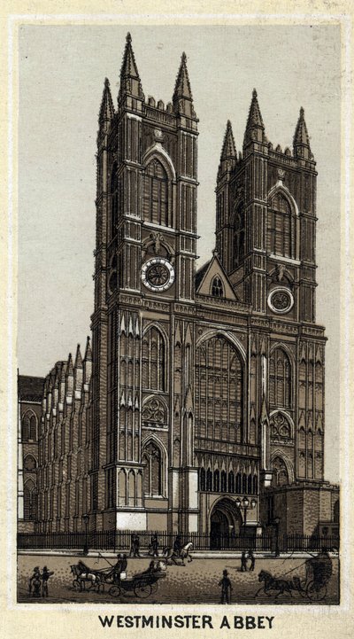 View of Westminster Abbey, London, England by Unknown artist