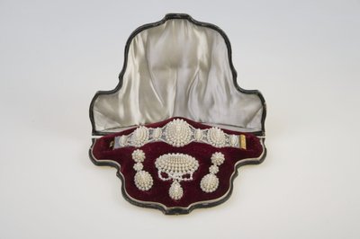 Wedding Bracelet, Brooch, and Earring Set by Unknown artist