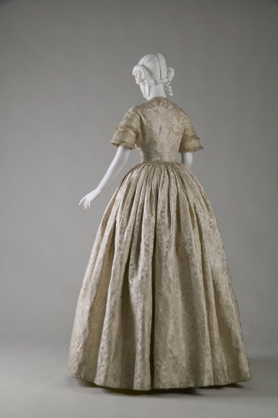 Wedding Dress (back oblique view) by Unknown artist