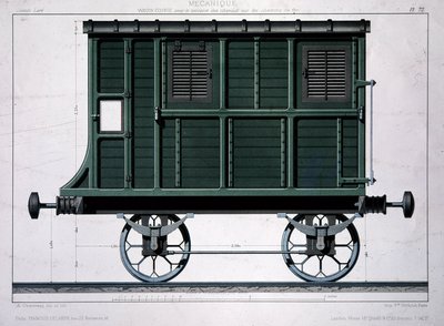Western Railway Stable Car by Unknown artist