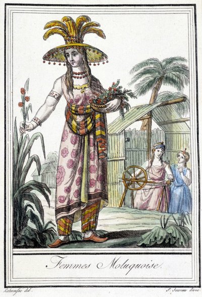 Woman of the Molucca Islands (Indonesia) by Unknown artist