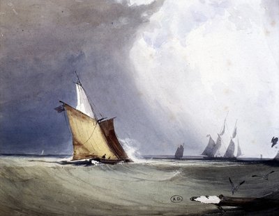 Yachts at Sea by Unknown artist