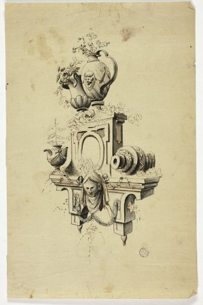 Design for a Chimney Piece by Unknown Italian