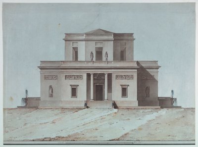 Elevation of a Country Villa by Unknown, Italian