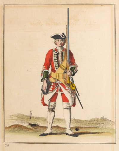 24th Regiment of Foot by Unknown artist