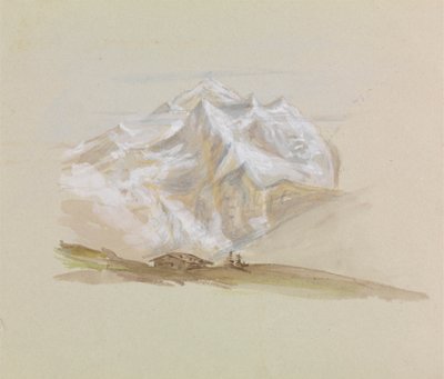 A Chalet in the Mountains by Unknown artist