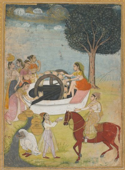 A Group of Women at a Well by Unknown artist