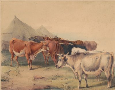 A Herd of Cattle by Unknown artist