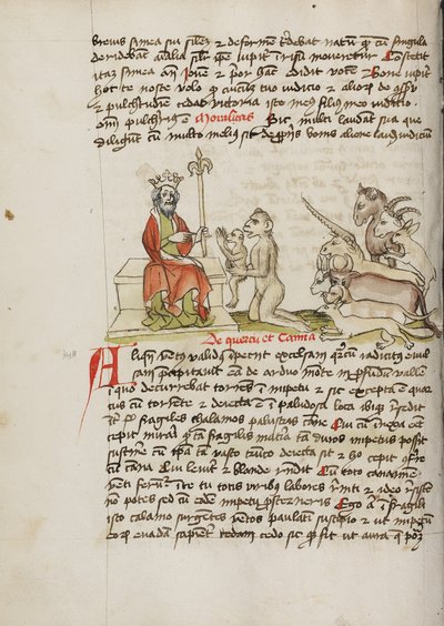 A Monkey Kneeling before Jupiter by Unknown artist