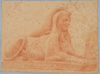 A Recumbent Sphinx by Unknown artist