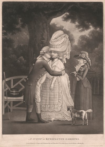 A Scene in Kensington Gardens by Unknown artist