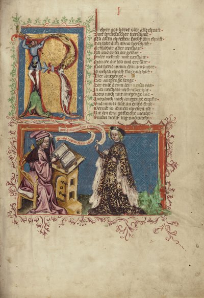 A Scribe and a Woman by Unknown artist