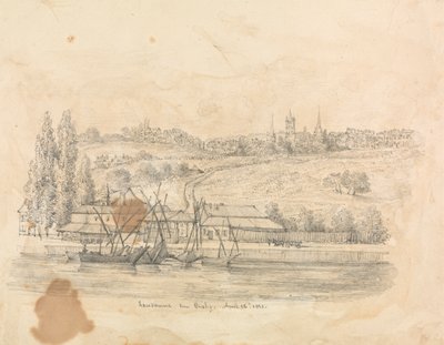 A View of Lausanne from Ouchy by Unknown artist