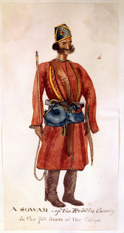 A sowar of the Rohilla Cavalry by Unknown artist